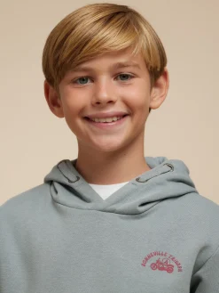 SUDADERA TRIUMPH KIDS AZUL