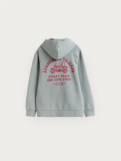 SUDADERA TRIUMPH KIDS AZUL