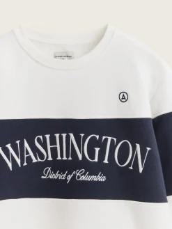 SUDADERA WASHINGTON BLANCO