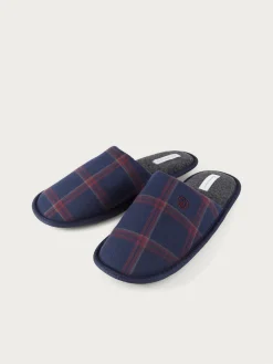 ZAPATILLAS CUADROS AZUL MARINO